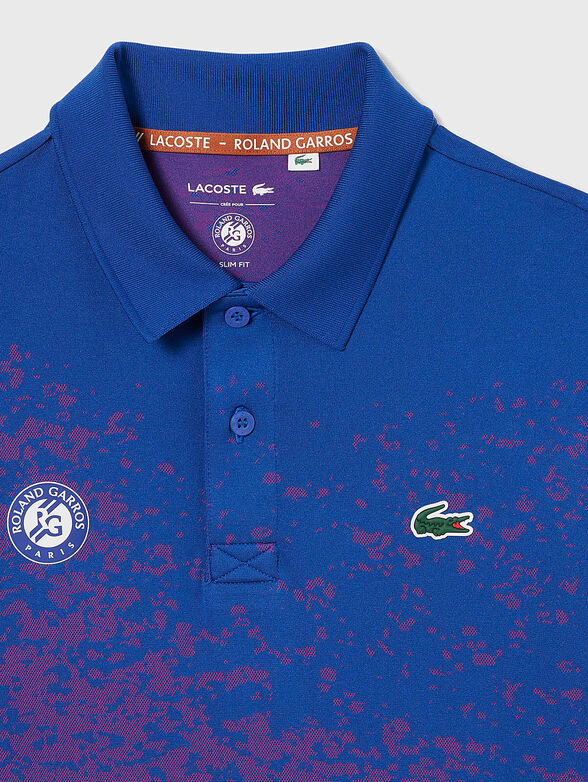 ROLAND-GARROS polo shirt with accent embroidery - 3