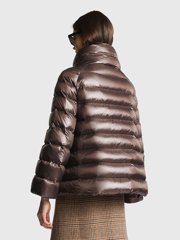 Brown down jacket - 3