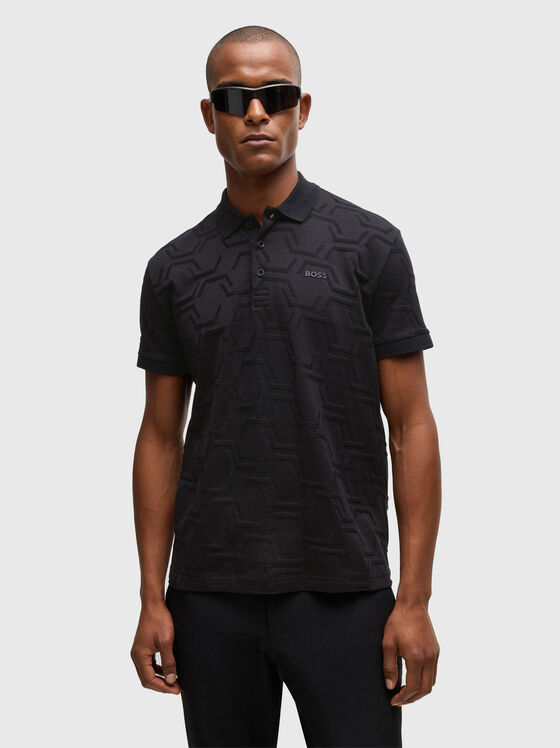 PADDY polo shirt with embossed texture - 1