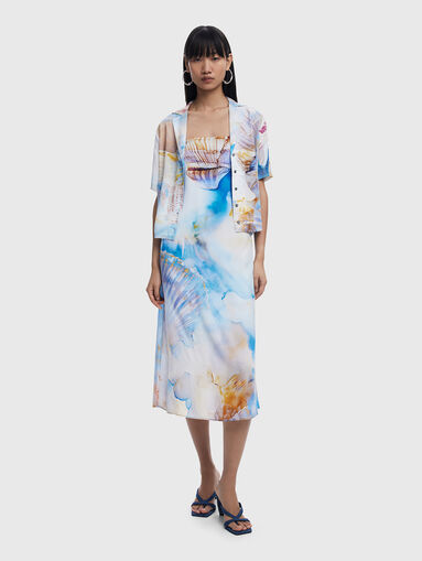 Bandeau midi dress - 5