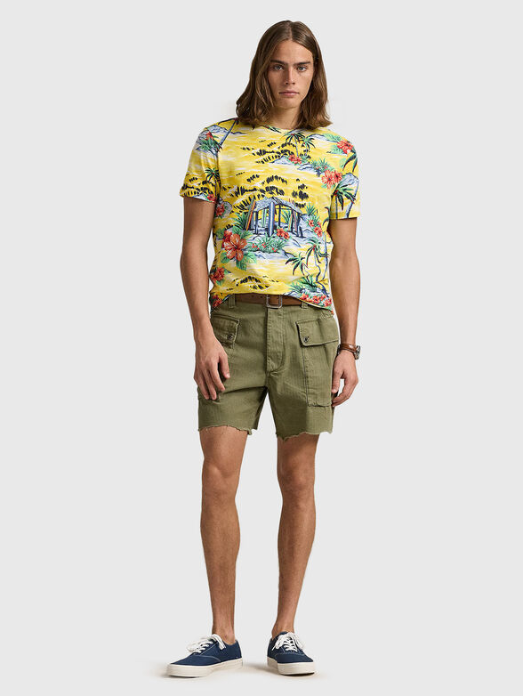 Tropical print T-shirt - 1