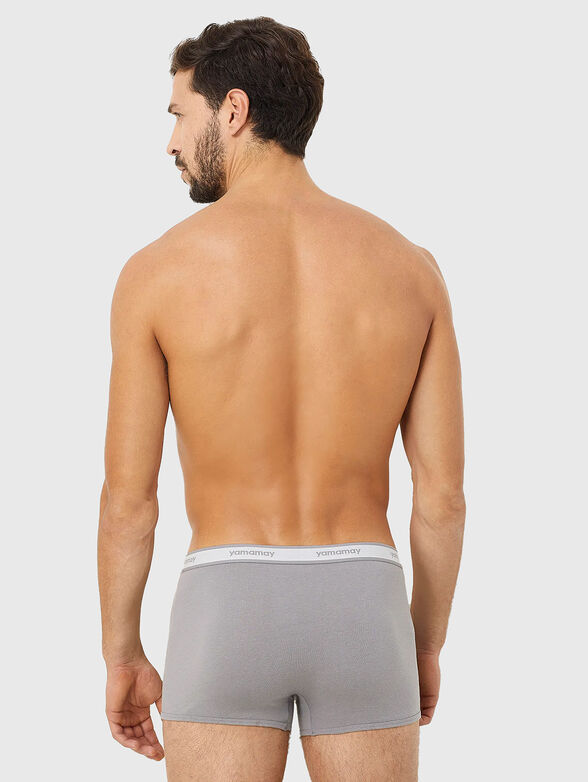 NEW FASHION COLOR cotton boxers with logo embroidery - 2