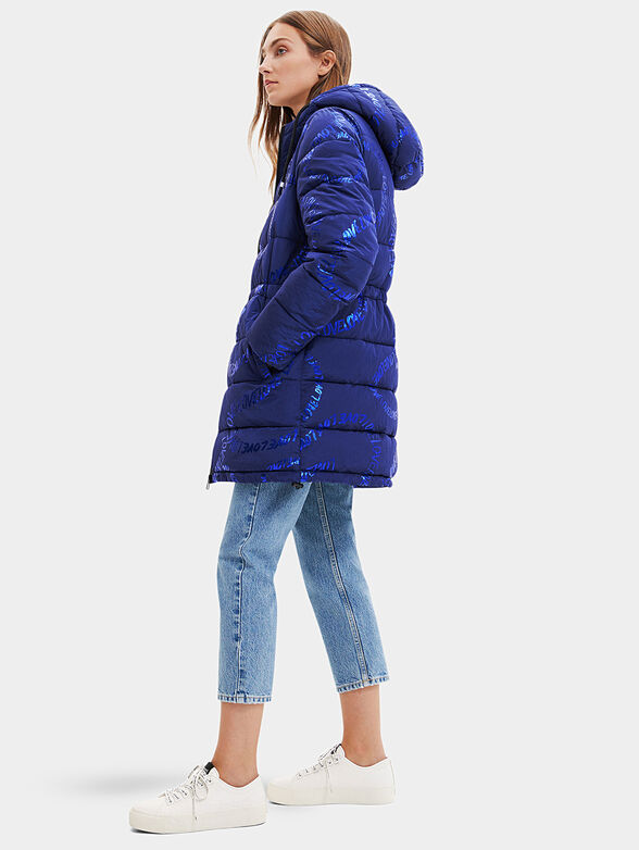 AARHUS padded jacket with accent lettering - 4