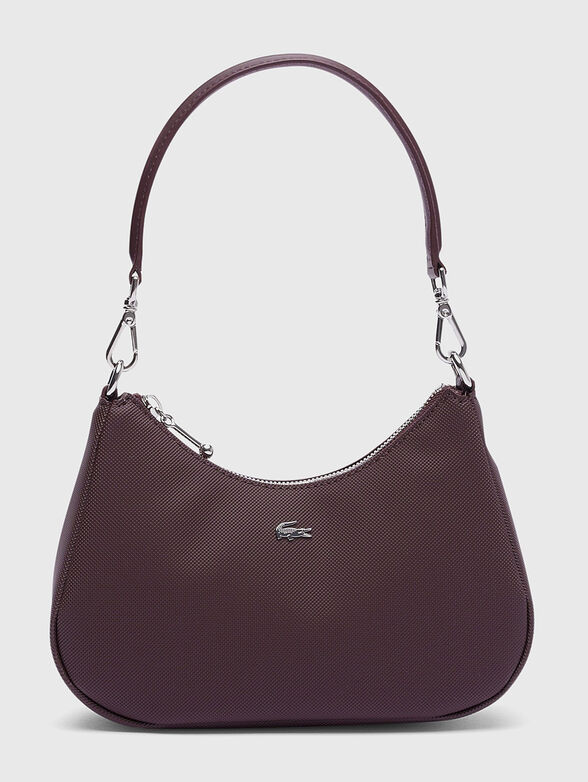 Small shoulder bag with saffiano effect - 1