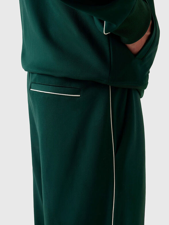 Sports trousers  with accent trim - 3