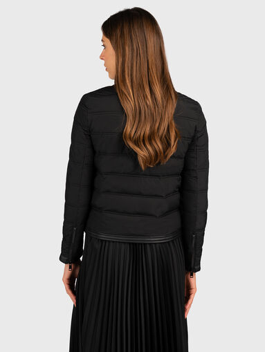 IRENE black jacket with quilted effect - 3