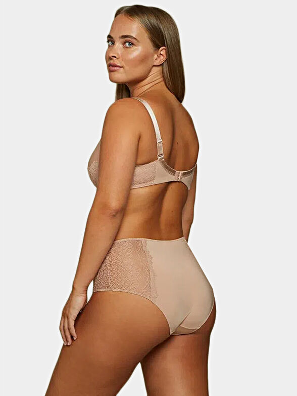 ORCHIDEA beige high waist briefs - 2
