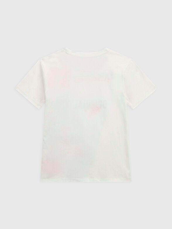 T-shirt with print and logo embroidery - 2