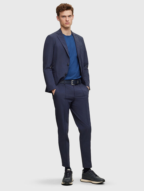 Cotton blue t-shirt - 2