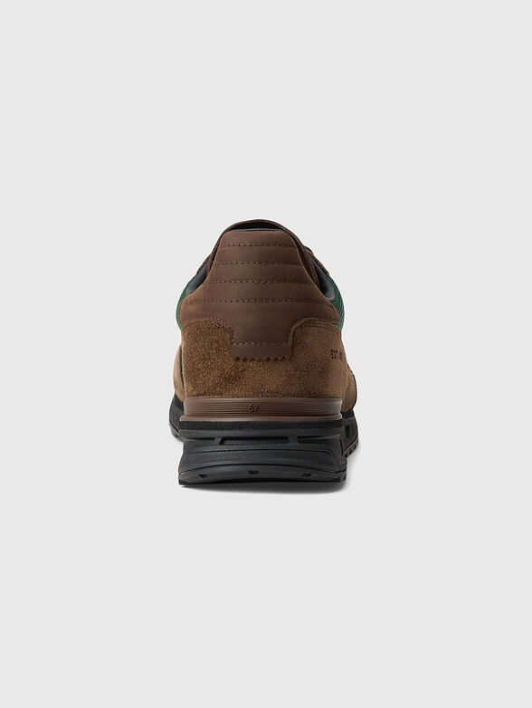 VARICK suede and textile sneakers - 3