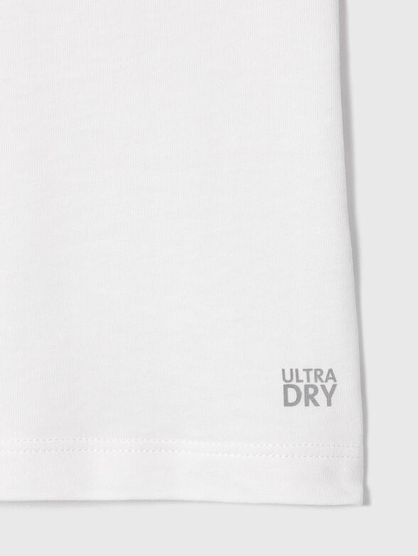 White t-shirt with contrast print - 3