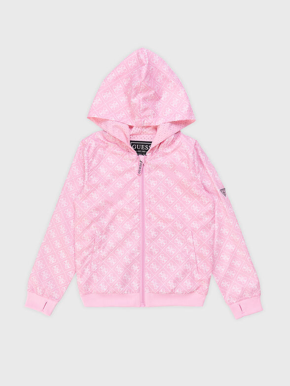 Monogram logo print jacket  - 1