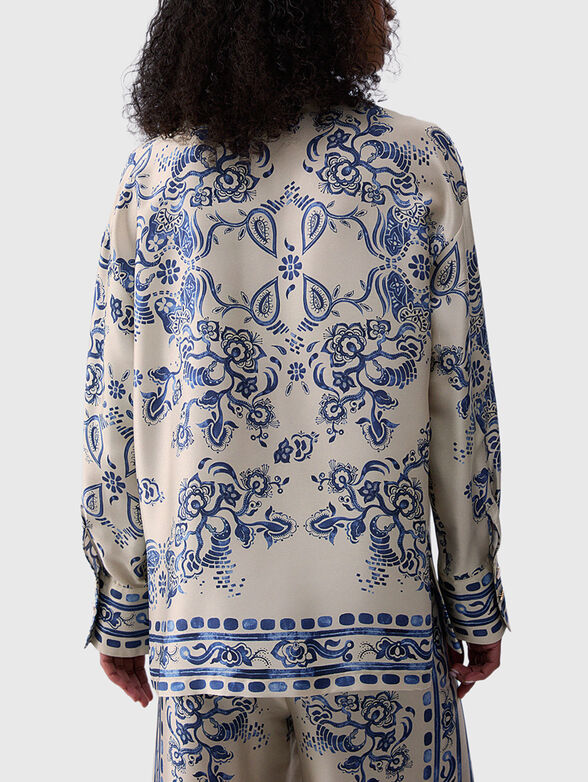 Long sleeve shirt with floral print - 3