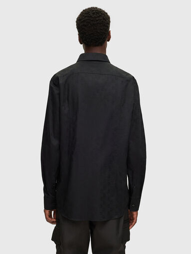 KENNO cotton shirt in black color - 3