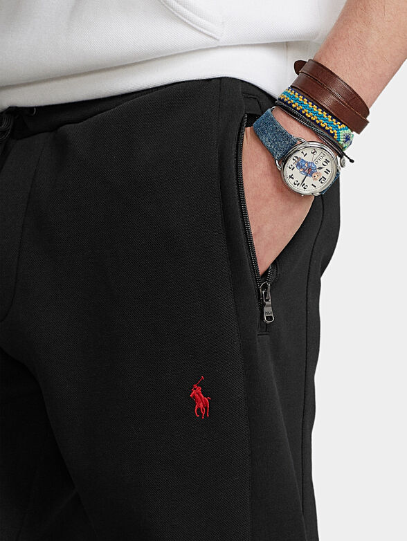 Sports pants with zippers on the pockets - 3