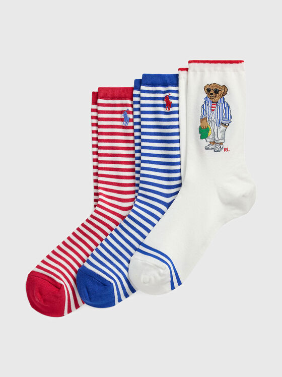 Set of 3 pairs of Polo Bear socks - 1