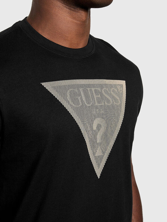 T-shirt with triangular logo - 4