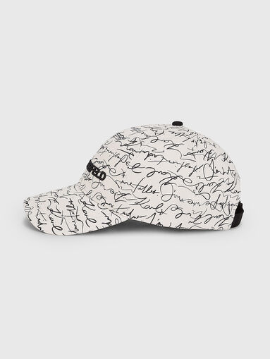 Baseball cap with accent print - 4