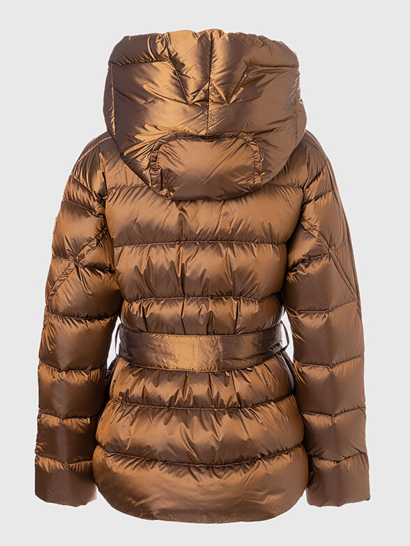 LAURIE padded jacket with waist belt - 2