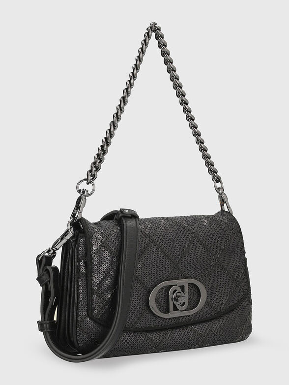 Quilted bag with sequins  - 3