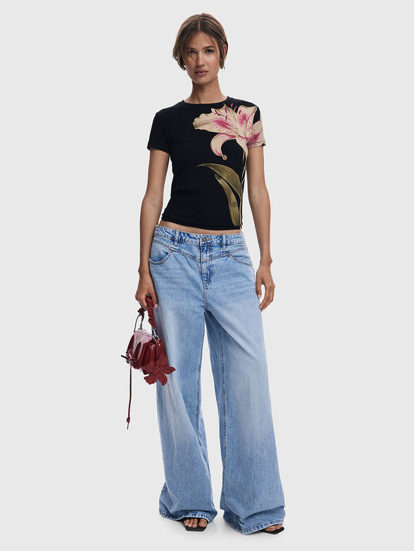 Floral print T-shirt - 2