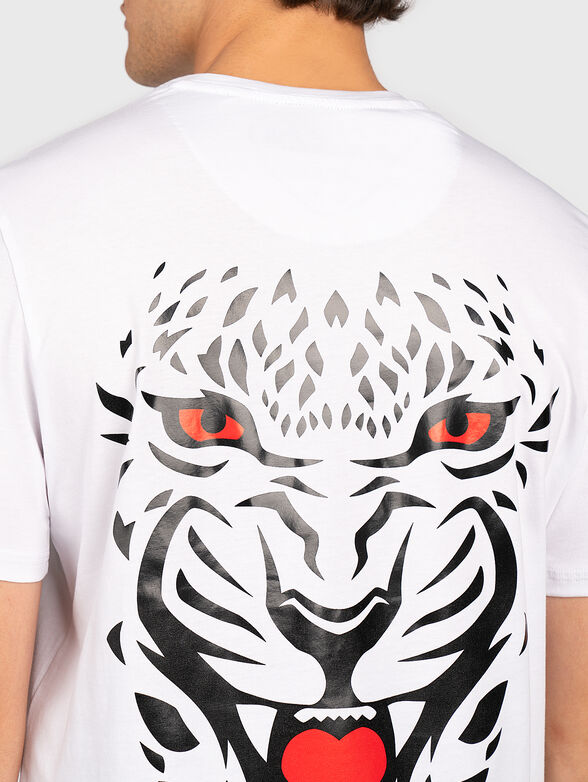 White t-shirt with logo - 4