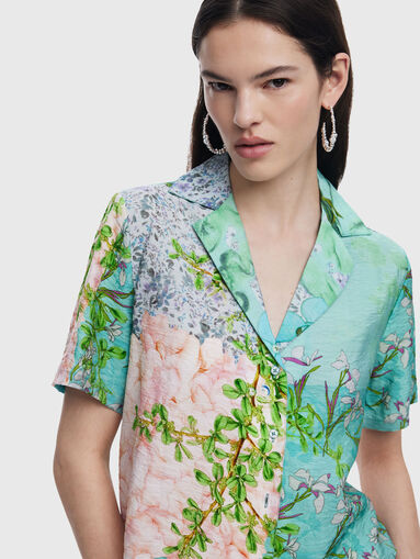 SILKA shirt with short sleeves and print - 3