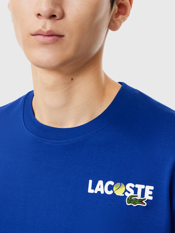 Cotton T-shirt with print - 3