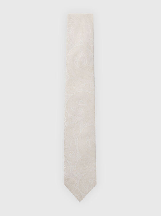 Tie of linen blend - 1