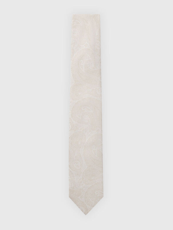Tie of linen blend - 1