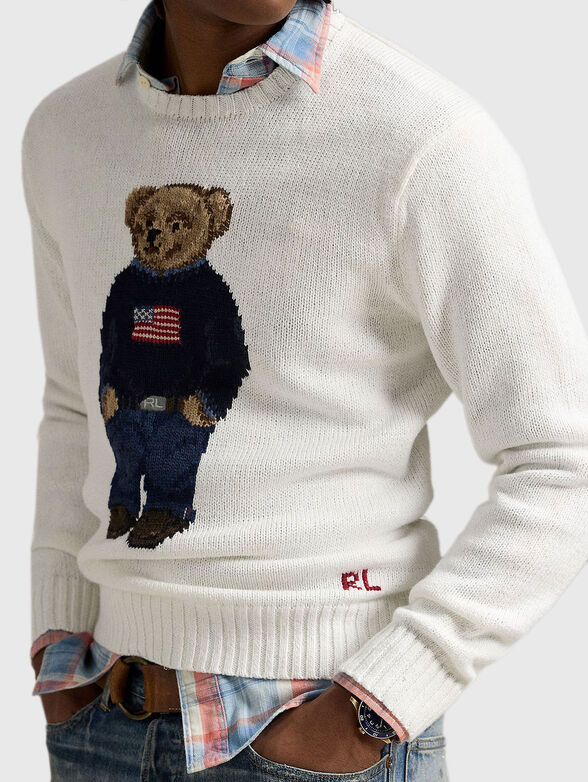 Polo Bear unisex cotton sweater - 4