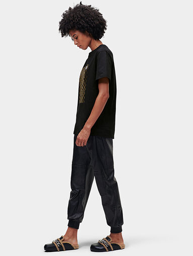K/IKONIK T-shirt with gold monogram logo print - 3