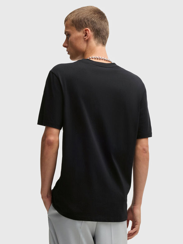 Cotton T-shirt with print - 3