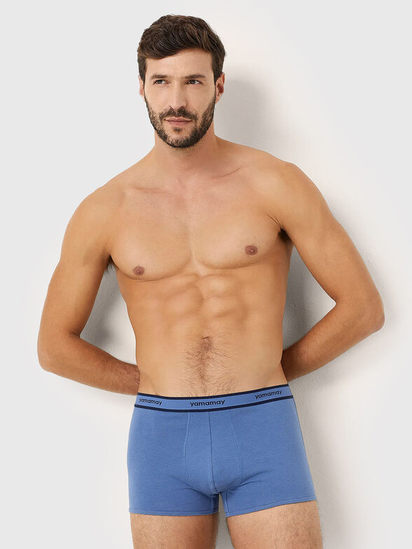 NEW FASHION COLOR cotton boxers with logo embroidery - 4