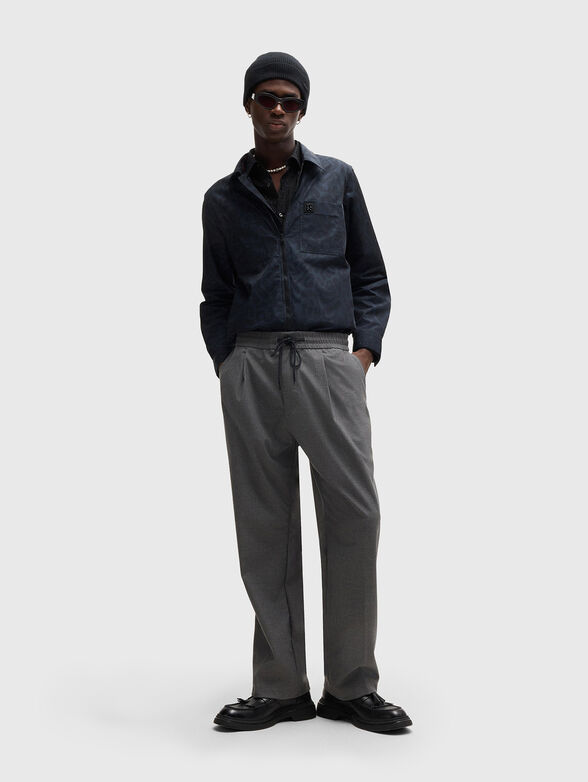 RAVI trousers with ties and elasticated waist - 4