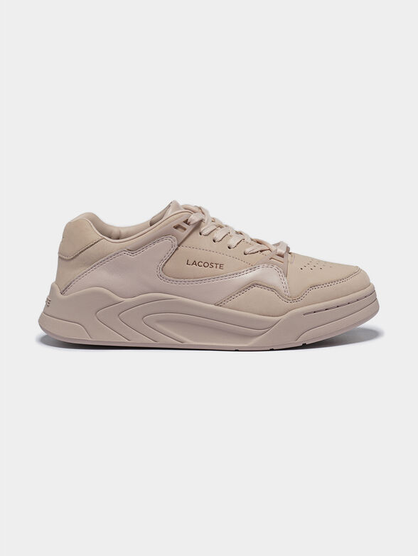 COURT SLAM Nubuck sneakers in pale pink - 1