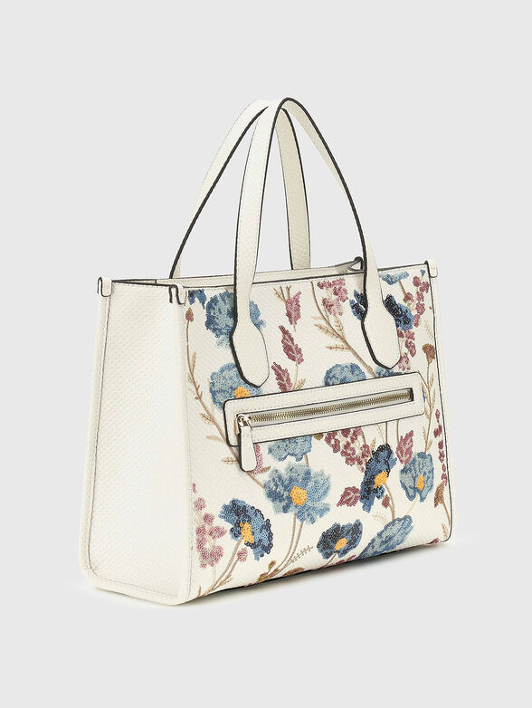 ZARIA big bag with long handle and floral print - 2