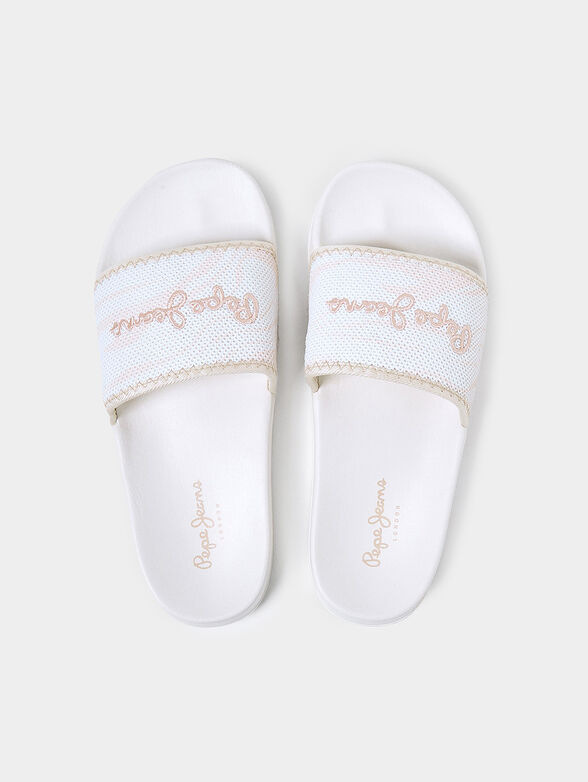 Slides with logo embroidery - 4