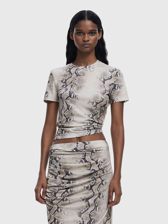 Animal print midi skirt - 3