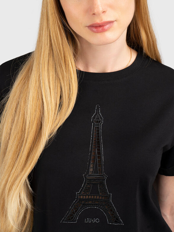 T-shirt with embroidery and logo - 4