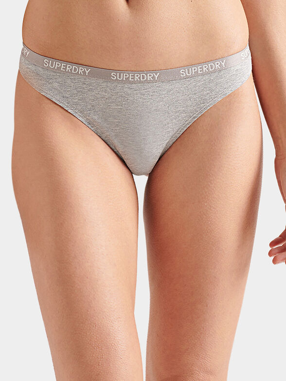 Harper Thong with branded waist - 1