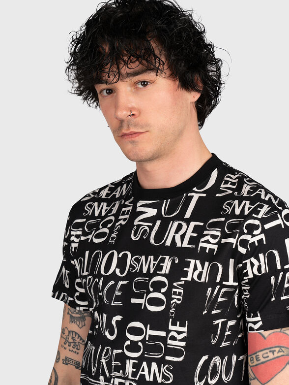 T-shirt with monogram logo print - 4