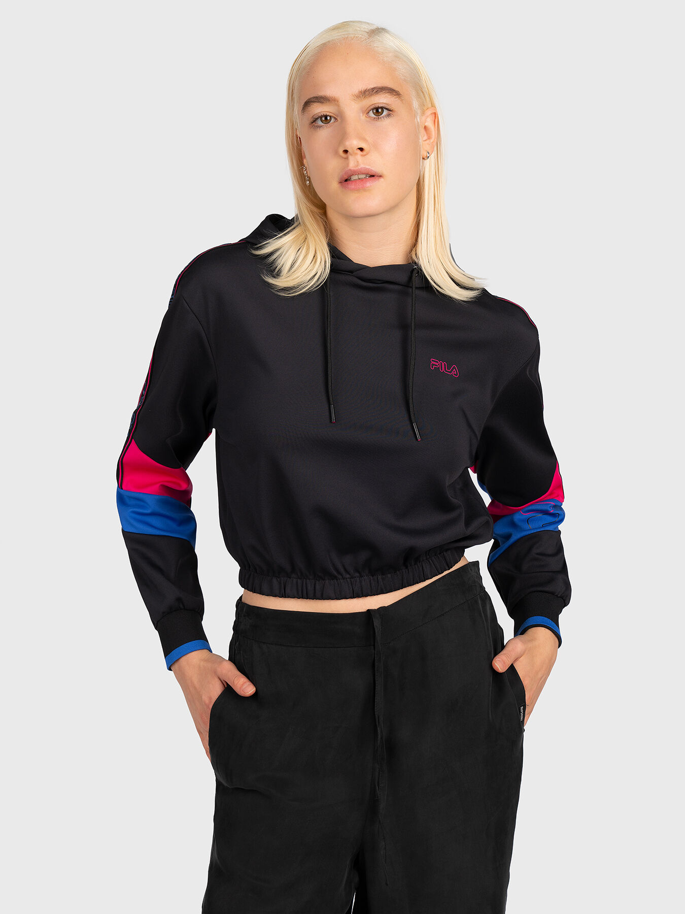 Cropped shop fila sweatshirt