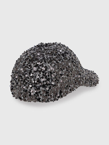 K/SIGNATURE sequin cap - 3