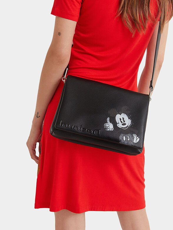 Crossbody bag with Mickey Mouse print - 2