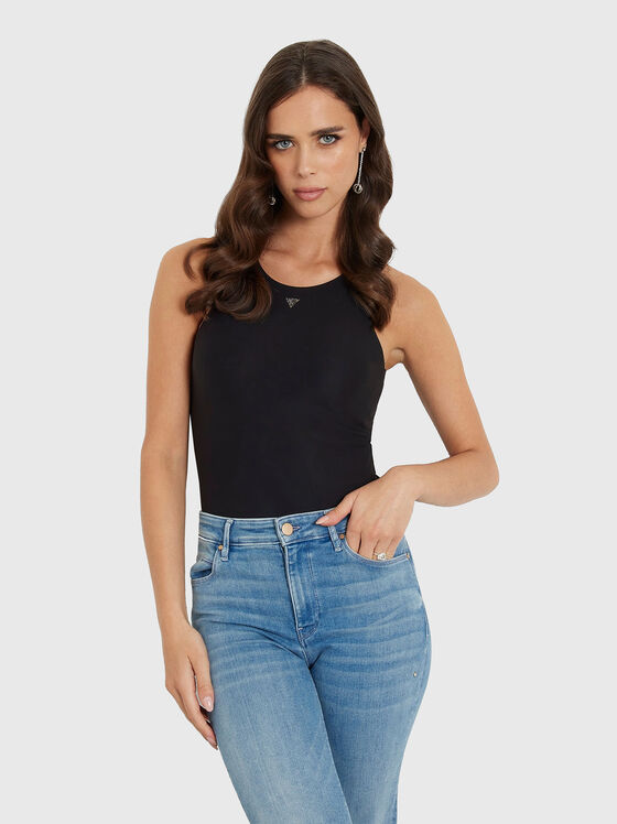 Brown top with logo - 1