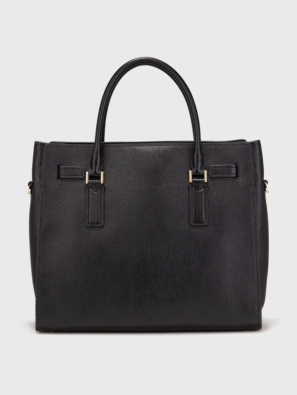 Leather bag with logo detail - 3