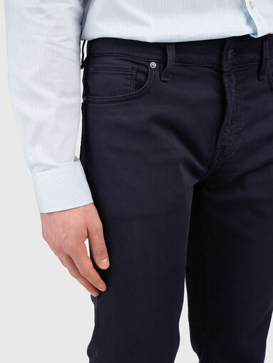 ANGELS straight cotton blend trousers - 4