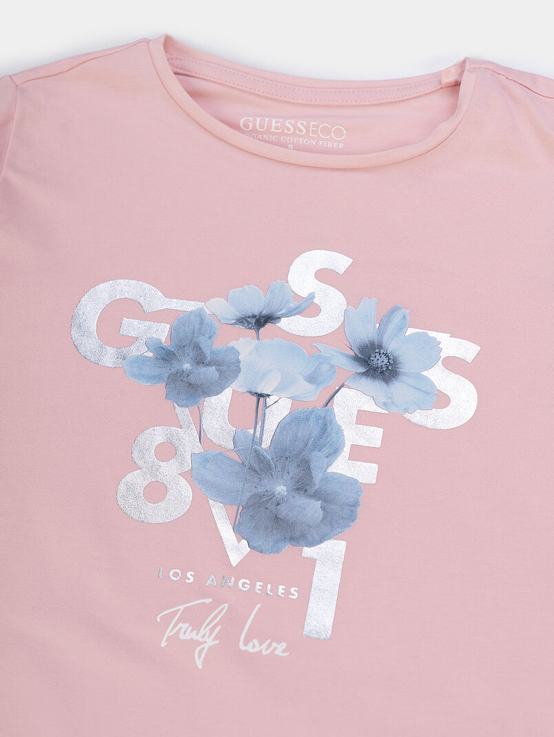 Contrast print blouse - 3