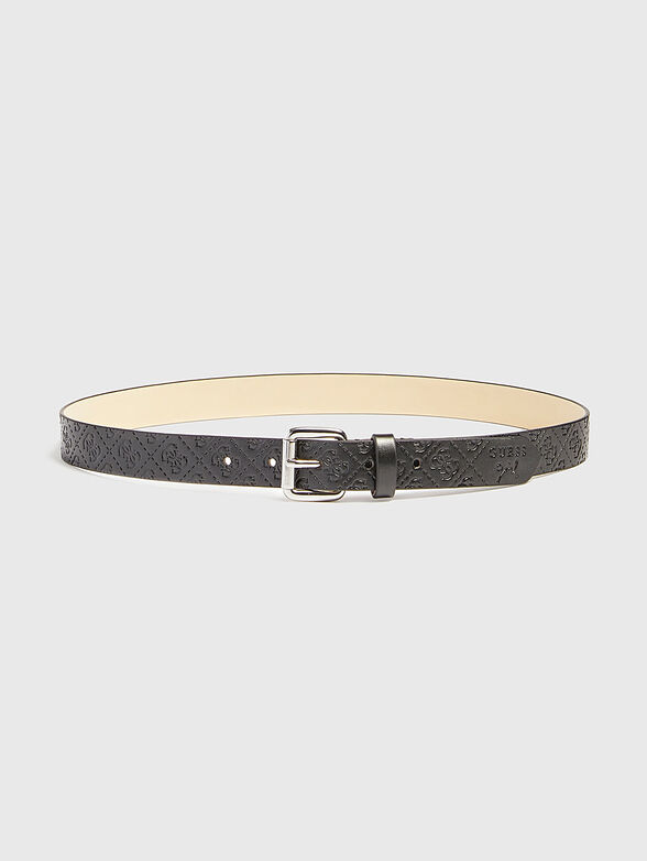 Black belt with monogram logo element - 2